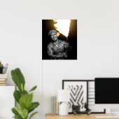 POSTER DANSEUSE DE FEU SAMOAN (Bureau à domicile)