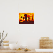 Poster Danseuse de hula  (Cuisine)