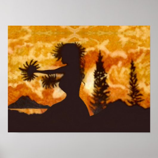 Poster Danseuse de hula  (Devant)