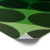 Poster Danseuse de rupture avec Arrière - plan rétro Supe (Coin)