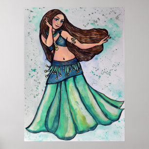 Poster Danseuse du ventre