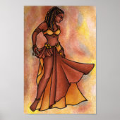 Poster Danseuse du ventre Nubian Sister - (Devant)