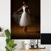 Poster Danseuse élégante (Bureau à domicile)