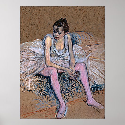 Poster Danseuse en Pink Tights (Devant)