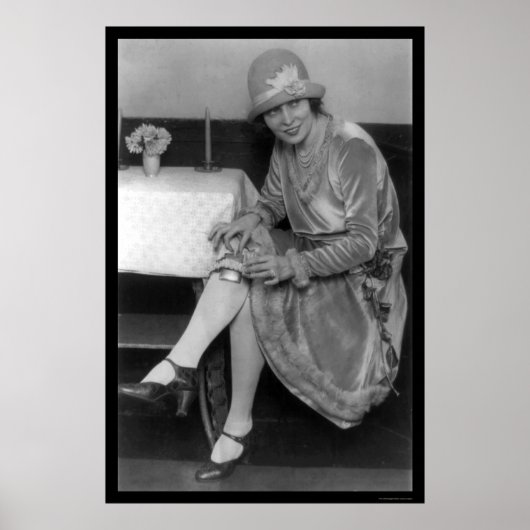 Poster Danseuse et sa fiole de jarre 1926 (Devant)