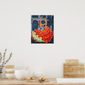 Poster Danseuse flamenco en couleur Poster/Imprimer (Cuisine)