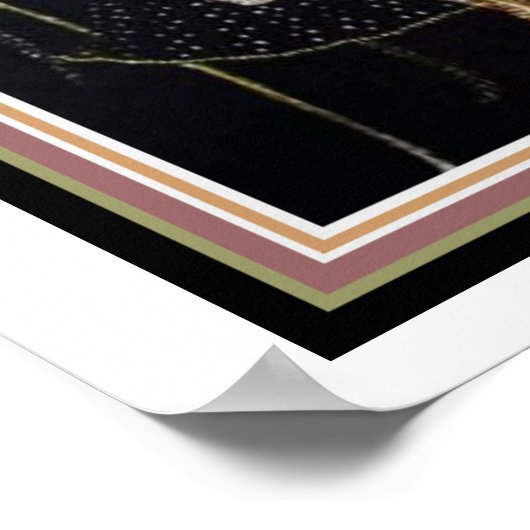 Poster Danseuse indienne par George Barbier 12 x 16 Poste (Coin)