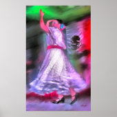 Poster Danseuse mexicaine 0175 Imprimer (Devant)