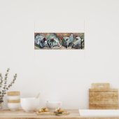 Poster Danseuses attachant leurs chaussures par Edgar Deg (Cuisine)