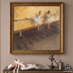 Poster Danseuses au bar par Edgar Degas, ballet vintage
