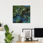 Poster Danseuses bleues par Edgar Degas, Impressionnisme  (Bureau à domicile)