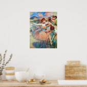 Poster Danseuses dans un paysage d'Edgar Degas (Cuisine)