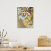 Poster Danseuses de ballet sur la scène par Edgar Degas (Cuisine)