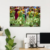 Poster Danseuses de hula hawaïennes (Bureau à domicile)