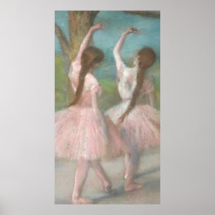 Poster Danseuses en rose Edgar Degas
