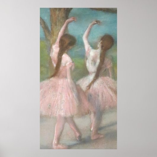 Poster Danseuses en rose Edgar Degas (Devant)