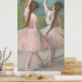 Poster Danseuses en rose Edgar Degas (Cuisine)