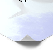 Poster Danseuses et Citation de mouvement Cloud Blue Post (Coin)