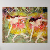 Poster Danseuses s'inclinant d'Edgar Degas, Art du ballet (Devant)