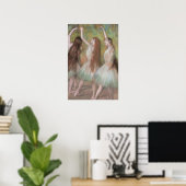 Poster Danseuses Vertes par Edgar Degas, Art de Ballet Vi (Bureau à domicile)