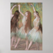 Poster Danseuses Vertes par Edgar Degas, Art de Ballet Vi (Devant)