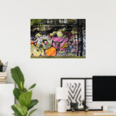 Poster Dansez Avec Le Graffiti Wolf (Bureau à domicile)