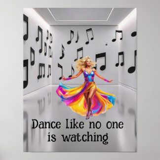 Poster Dansez comme si personne ne regardait