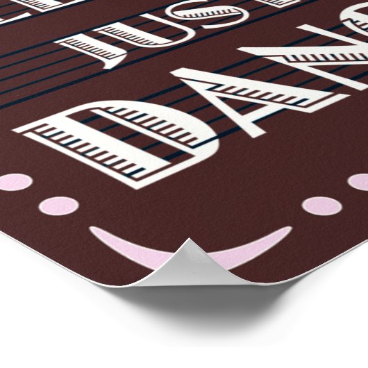 Poster Dansons juste (Coin)