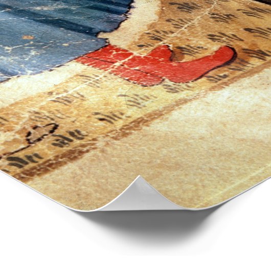 Poster Dante et les âmes transformées en oiseaux (Coin)