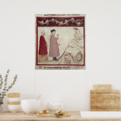 Poster Dante et Virgil rencontrent les âmes emprisonnées (Cuisine)