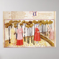 Dante et Virgile au Sommet de Purgatoire