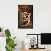 Poster Dante et Virgile par William-Adolphe Bouguereau (Bureau à domicile)