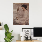 Poster Dante Gabriel Rossetti - Daydream (Bureau à domicile)