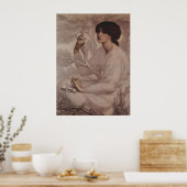 Poster Dante Gabriel Rossetti - Daydream (Cuisine)