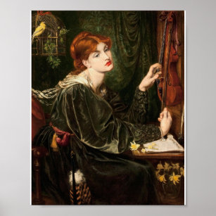 Poster Dante Gabriel Rossetti - Veronica Veronese