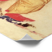 Poster Dante se purifiant avant d'entrer (Coin)