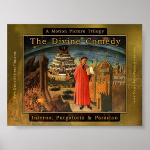 Poster Dante's Divine Comedy Feature Film Trilogy
