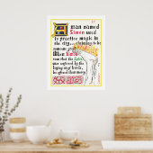 Poster Dante's Inferno, Canto XIX Print (Cuisine)