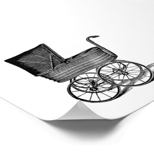 Poster d'antiquité du transport de bébé (Coin)