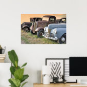 Poster d'antiquités Trucs et Voitures (Bureau à domicile)