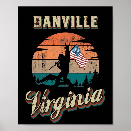 Poster Danville Virginia (Devant)