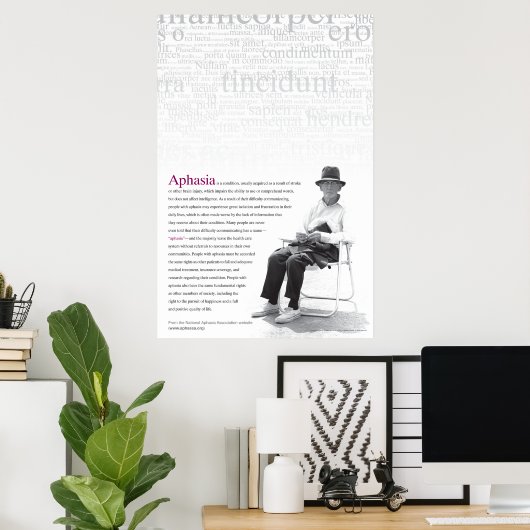 Poster d'Aphasia (Bureau à domicile)