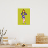Poster Daphne Hands sur les hanches (Cuisine)
