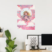 Poster Daphne Princesse Fée Art par Molly Harrison (Bureau à domicile)