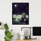 Poster d'apparition au clair de lune (Bureau à domicile)