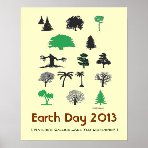 Poster d'appel des créatures du jour des terres 20