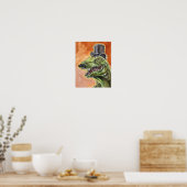 Poster Dapper Dinosaur (Cuisine)