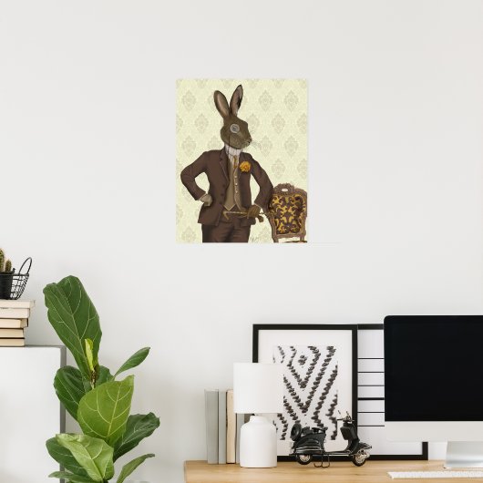 Poster Dapper Hare (Bureau à domicile)