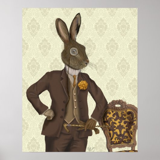 Poster Dapper Hare (Devant)