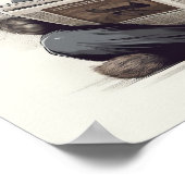 Poster Dapper Whiskers : Un chat adapté à la lecture du j (Coin)